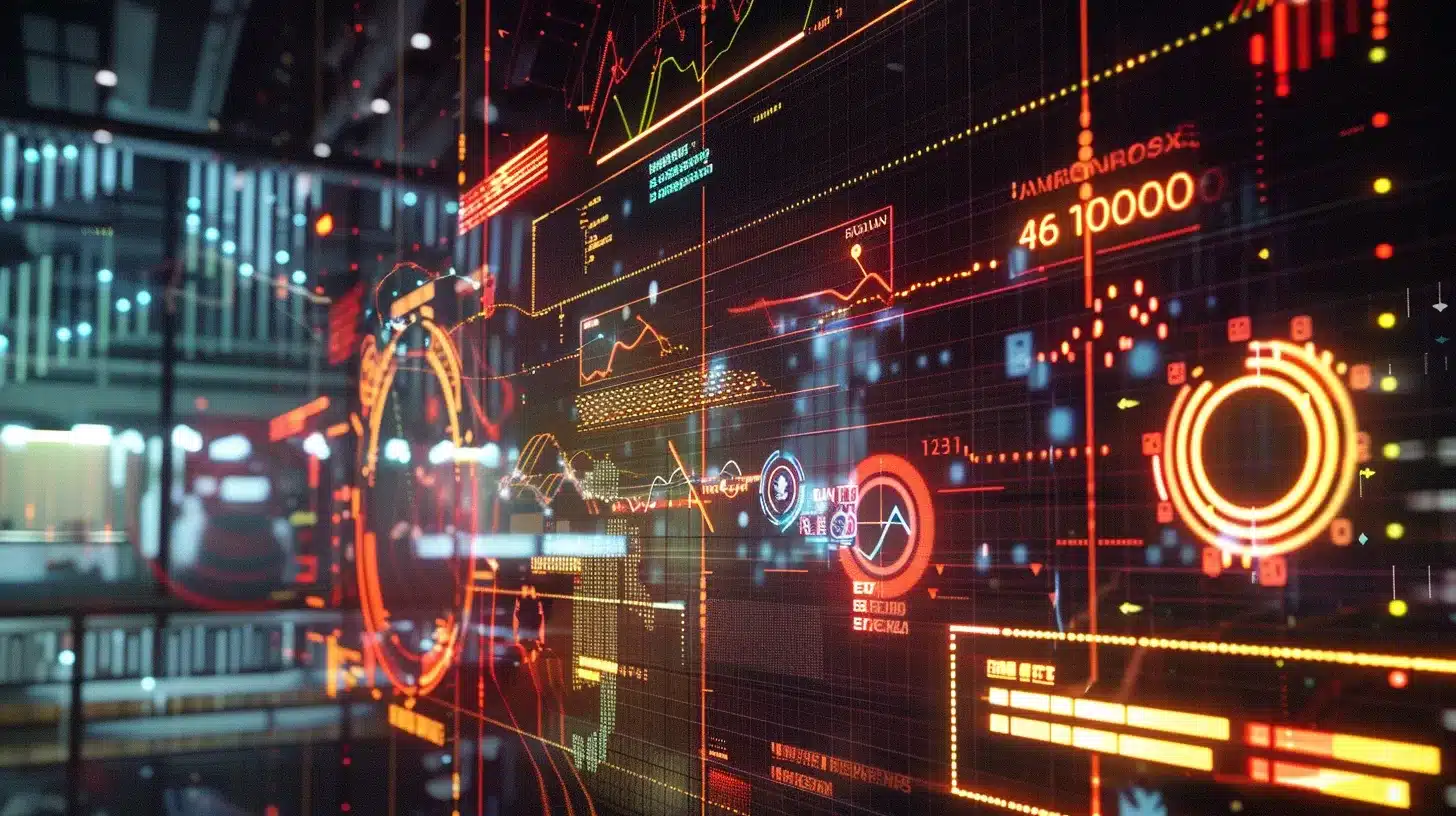 a dynamic, visually striking infographic showcasing a comparison of seo tools through colorful graphs and icons, highlighting roi, features, and customer satisfaction in a modern, tech-inspired layout.