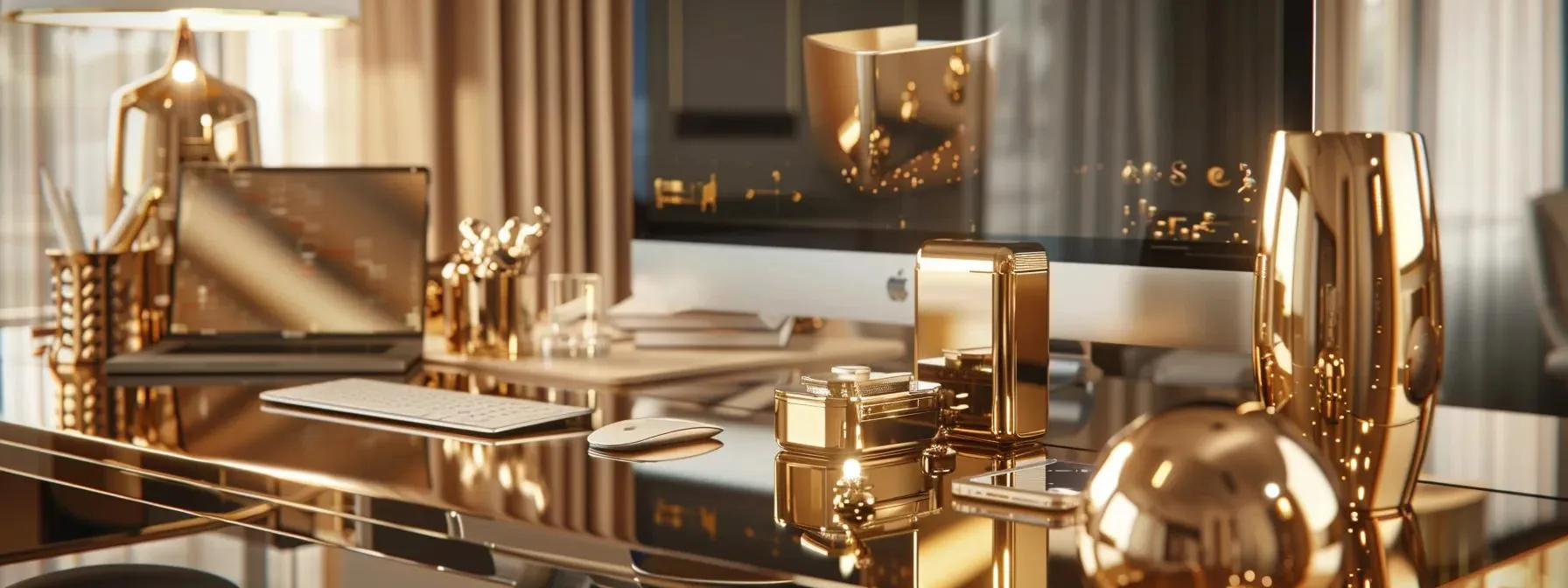 Gold-plated device showcasing luxury, craftsmanship, and exclusive aesthetics in consumer electronics.